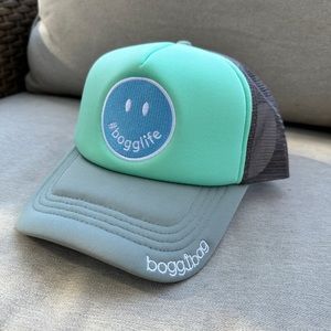 BOGG BAG TRUCKER HAT - SEA FOAM GREEN & GRAY